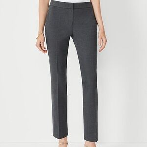 Ann Taylor Midrise Ankle Pant in Seasonal Stretch Curvy Fit Modern Charcoal 16